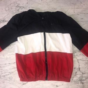 brandy melville red white and blue windbreaker 💓